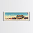 Badajoz Spain Wall Art, Panoramic Travel Poster, Panoramic Framed Canvas Print, City Wall Art, Wall Hanging Home Decor, Travel Art