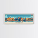 Budapest Hungary Travel Art, City Art, Framed Canvas Print or Metal Wall Art, Europe Travel Poster, Panoramic Wall Art, Extra Wide Wall Art