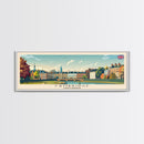 Cambridge United Kingdom Travel Print Wall Art, Panoramic City Art, Travel Art, Wall Decor, Vacation Gift, Framed Canvas Print Or Metal Art