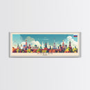 Kurgan Russia Travel Print Wall Art, Panoramic City Art, Travel Art, Wall Decor, Vacation Gift, Framed Canvas Print Or Metal Art
