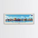 Petrozavodsk Russia Travel Print Wall Art, Panoramic City Art, Travel Art, Wall Decor, Vacation Gift, Framed Canvas Print Or Metal Art