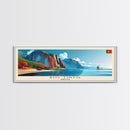 Rio Tinto Panoramic Travel Poster, Framed Canvas Print or Metal Wall Art, Travel Art, Home Decor, Panoramic Painting, Midcentury Art