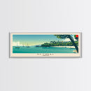 Setbal Portugal Travel Print Wall Art, Panoramic City Art, Travel Art, Wall Decor, Vacation Gift, Framed Canvas Print Or Metal Art