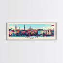 Wroclaw Poland Travel Print Wall Art, Panoramic City Art, Travel Art, Wall Decor, Vacation Gift, Framed Canvas Print Or Metal Art