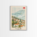Serene Elazığ, Turkey Framed Canvas Print. Picturesque Wall Art for Living Room or Bedroom Decor, Beautiful Travel Poster.