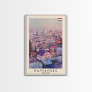Kamianske Ukraine Scenic View, Framed Canvas Print, Travel Poster, Wall Art, Living Room Decor, Cityscape Art, Modern Home Decoration, Ukrainian City