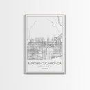 Rancho Cucamonga Street Map, California Map, City Map Art, Minimalist Art, Wall Art, Canvas Print, Office Wall Art, Bon Voyage Gift