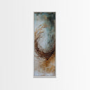 Gold Abstract Framed Canvas Print wabi sabi wall art botanical prints minimalist art extra wide art tall narrow art rustic decor textured art
