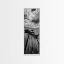 Revolver Gun Art, Canvas Print, moody art, western decor, rustic wall art, cowboy aesthetic, dark romance painting, unique gift idea
