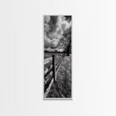 Desert Landscape Art, Canvas Print, Moody Southwest Wall Art, Joshua Tree Art, Extra Wide Art, Above Sofa Art, Rustic Home Decor
