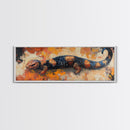 Wabi Sabi Wall Art, Framed Canvas Print, Rustic Decor, Extra Wide Art, Moody Art, Living Room Art, Above Bed Art, Minimalist Painting
