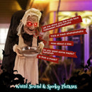 5.2 Feet Halloween Animated Standing Greeter Old Lady with Candy Dish by LJGDeals