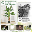 5.3 Feet Tall Bird of Paradise Artificial Plant Faux Banana Leaf Tree