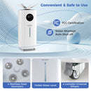 5.5Gal Humidifier with 360¬∞ Nozzles and Wheels for Large Room-White