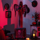 5.5ft Halloween Animatronic Decoration with Light Up Eyes and Shaking Wings by LJGDeals