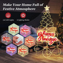 5.6 FT Outdoor Colorful Christmas Tree with 216 LED Lights and 6 Lighting Modes by LJGDeals