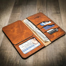 Badge Long Wallet by Bull Sheath Leather