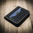Minimalist Badge Wallet by Bull Sheath Leather