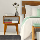 Serena Solid Wood Nightstand by Megsu