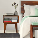 Serena Solid Wood Nightstand by Megsu
