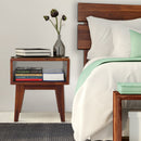 Serena Solid Wood Nightstand by Megsu
