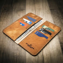 The Houstonian Long Wallet by Bull Sheath Leather