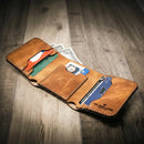 The Trinity Trifold Wallet by Bull Sheath Leather