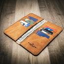 Western Long Wallet by Bull Sheath Leather