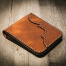 Western Bifold Wallet by Bull Sheath Leather
