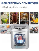 Mini Portable Compact Electric Ice Maker Machine by LJGDeals