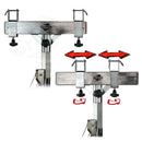 GRIFFIN Crank Lighting Truss Stands - T Adapter Bar & DJ Booth Trussing System for Light Cans & Speakers - Pro-Audio Stage Platform Hardware Package by GeekStands.com
