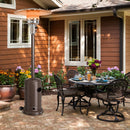 50000 BTU Garden Propane Standing LP Gas Steel Accessories Heater-Bronze