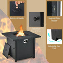 50 000 BTU 32 Inch Square Propane Gas Fire Pit Table by LJGDeals