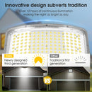 5000W LED Solar Flood Lights,242 LED Street Flood Light Waterproof with Remote Control and 16.4 Ft Cables