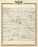 Vintage Map of Jefferson County, Illinois 1876