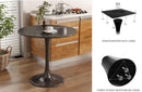 Modern Round Dining Table - Black ∅31.5''
