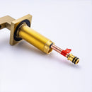 8 inch Widespread Bathroom Faucet Matte Black Bathroom Faucets for Sink 3 Hole Brass 2 Handle Lavatory Square Faucet Modern rv Bathroom Faucets