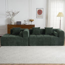 Sectional Free Combined Sofa With 2 Side Pockets by HouseOfZazla