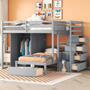Bunk Bed With Wardrobe, Drawers by HouseOfZazla