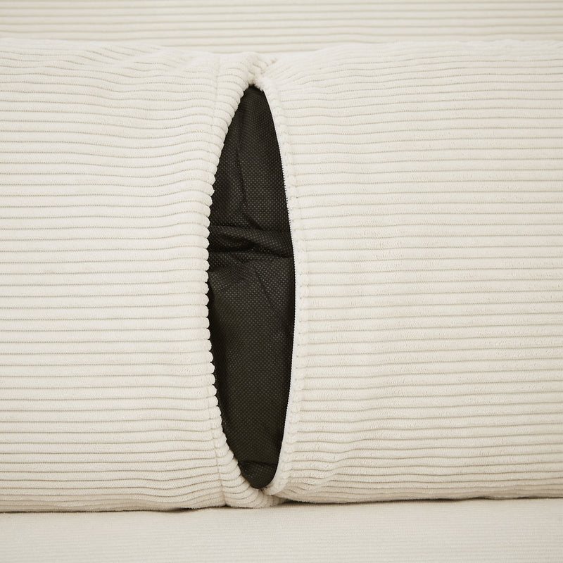 57.48" Pull-out Sofa Bed Convertible Couch 2 Seat Loveseat Sofa Modern Sleeper Sofa with Two Throw Pillows and USB Ports for Living Room, Beige