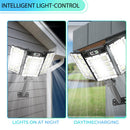 500W Solar Street Lights,6000mAh 800LED Motion Sensor Outdoor Lights with Remote Control, IP66 Waterproof Adjustable Flood Light