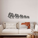Geometric Elephant Family