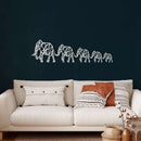 Geometric Elephant Family