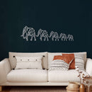 Geometric Elephant Family
