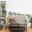 Geometric Elephant Family