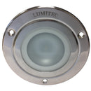Lumitec Shadow - Flush Mount Down Light - Polished SS Finish - 3-Color Red/Blue Non Dimming w/White Dimming