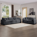 Elegant Oversized Sectional Sofa Set With Deep Seats And Flexible Layout by HouseOfZazla