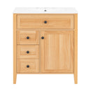 Bathroom Vanity With Sink, Soft Closing Cabinet