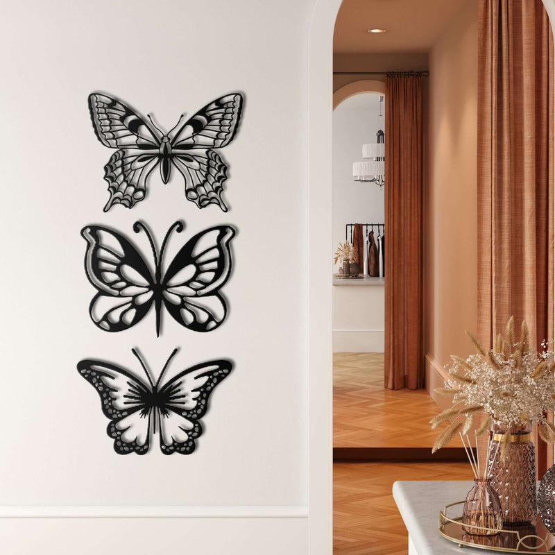 Set of 3 Butterflies