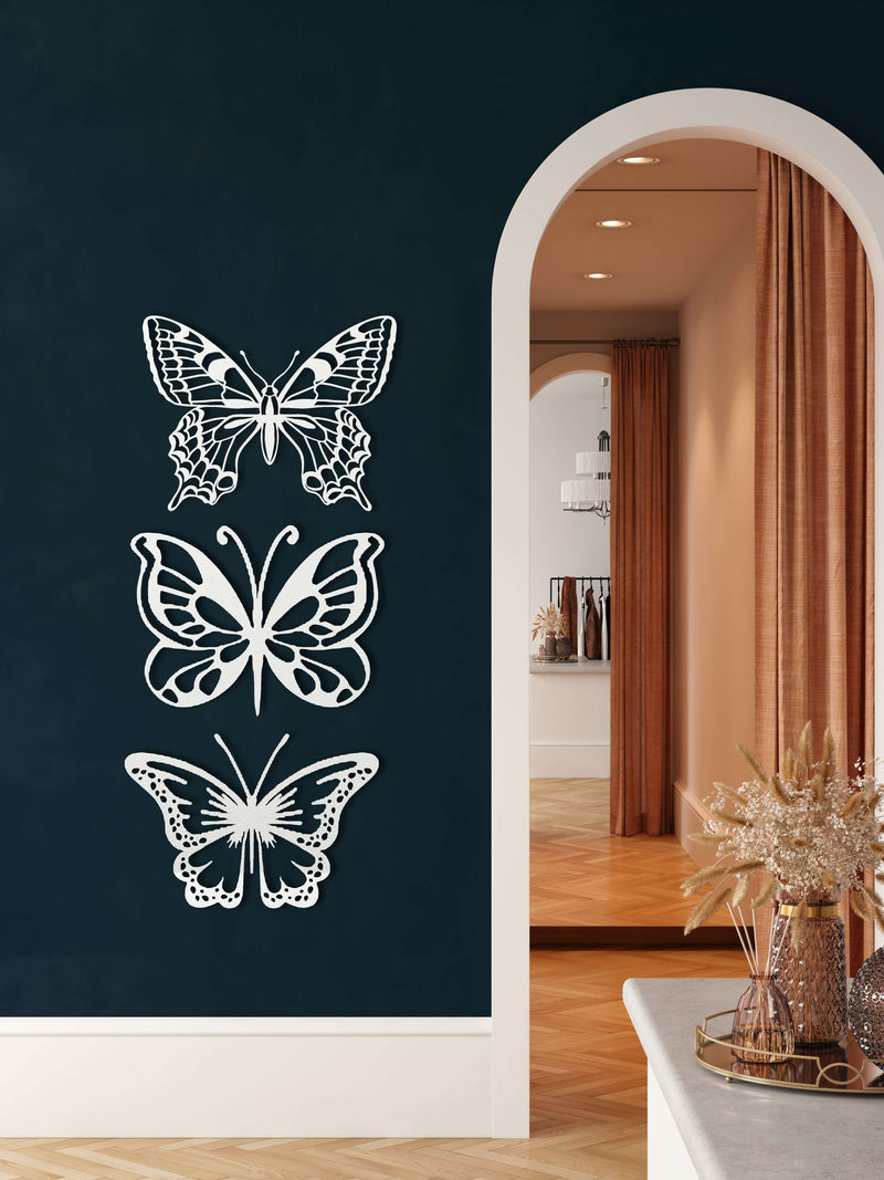 Set of 3 Butterflies